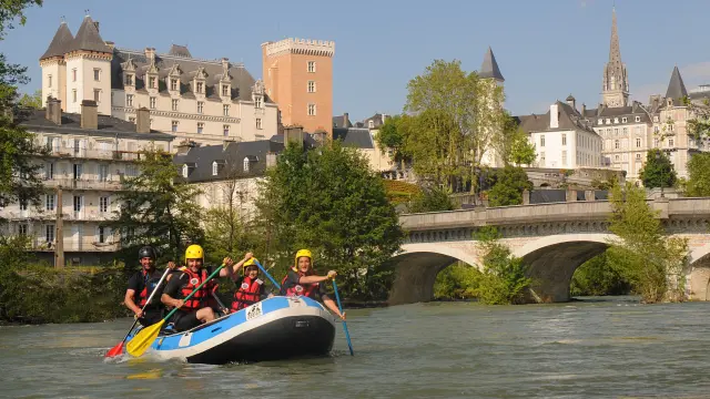 Rafting en el Gave - Pau