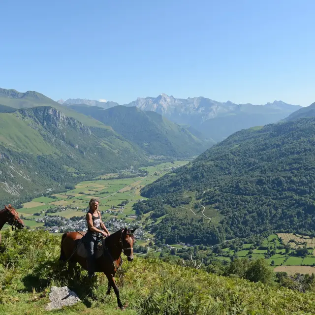 Rando Equestre Plateau Benou Ossau Cdt64 P.gaillard
