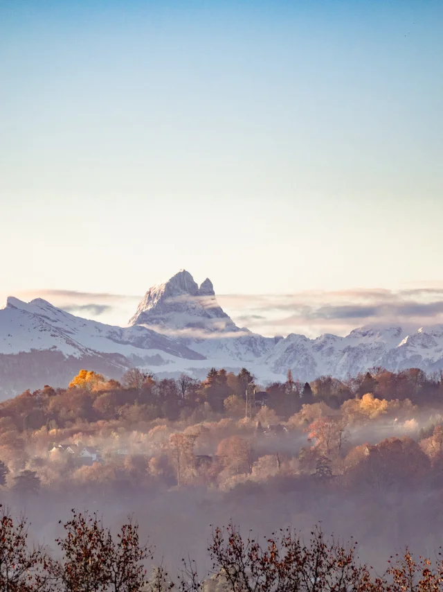 Pirineos Desde Pau Vista Boulevard Automne Dronieguy Maxime Seimbille Ville De Pau