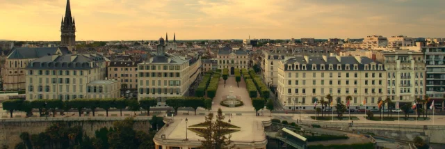 Pau - Le boulevard des Pyrénées