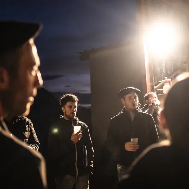 Chanteurs béarnais - Port du béret