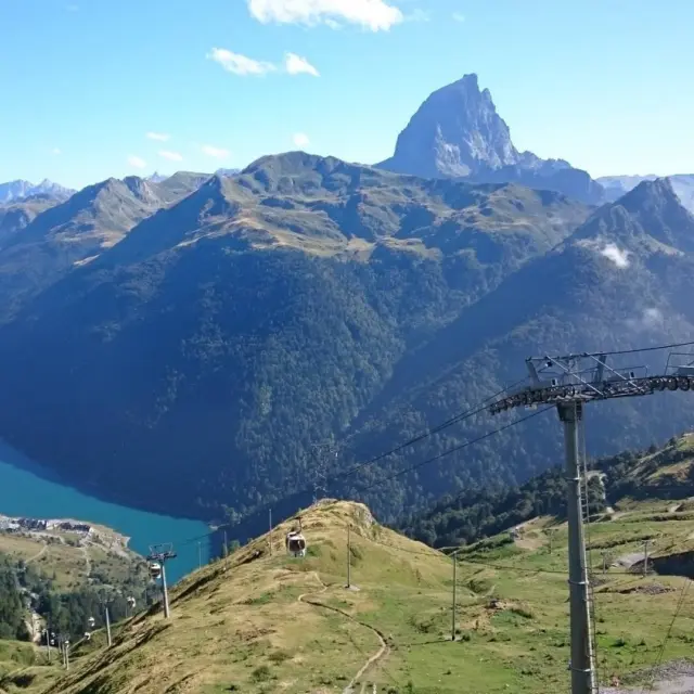 Artouste - Vue depuis la station haute des télécabines