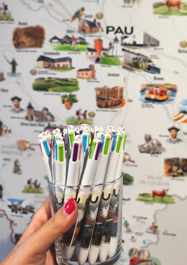 03 4-colour pens from Pau Pyrenees Tourism